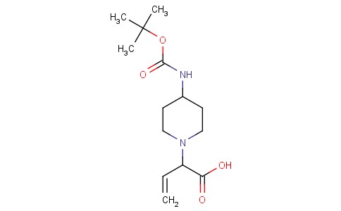 2-(4-BOC-AMINOPIPERIDIN-1-YL)-3-BUTENOIC ACID